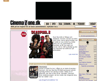 Tablet Screenshot of cinemazone.dk
