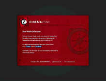 Tablet Screenshot of cinemazone.com